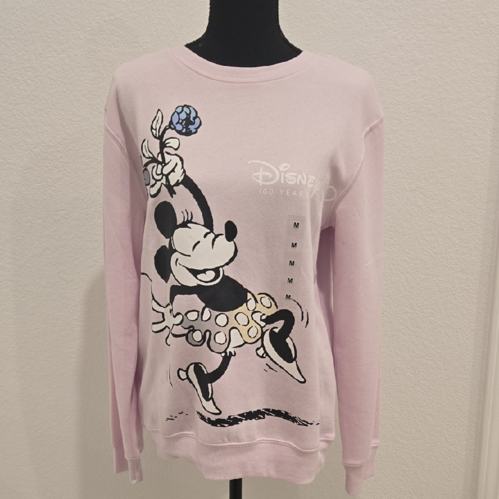 Disney Light Pink Mickey Mouse Pullover